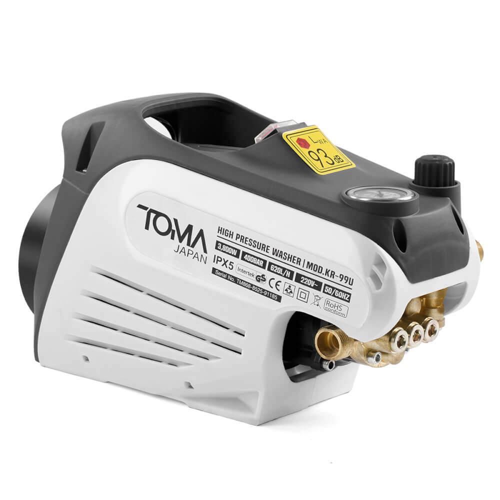 เครื่องฉีดน้ำแรงดันสูง TOMA JAPAN รุ่น KR-99U-PRO 400 บาร์ 3800 วัตต์_3